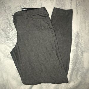 Gray stretchy dress pants size 2